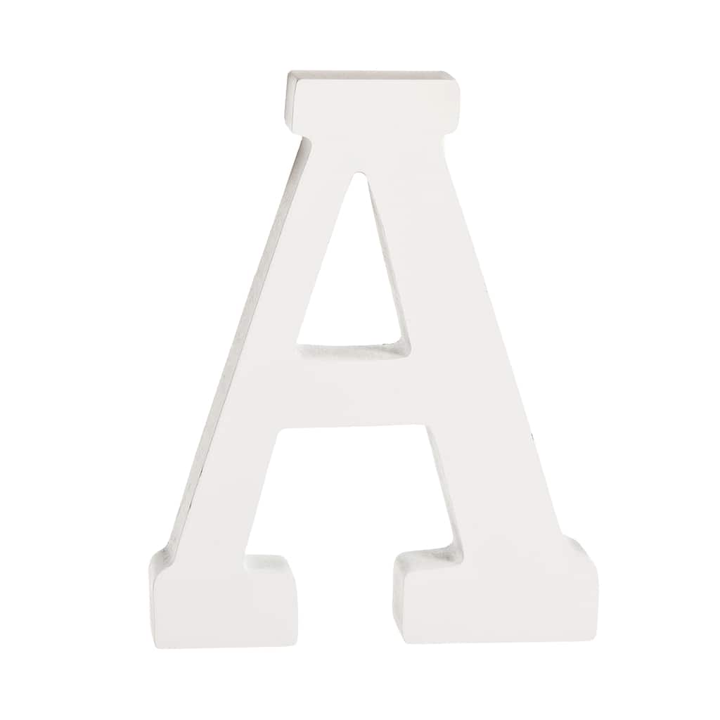 Find the White Letter By ArtMinds®, 4.75"" at Michaels